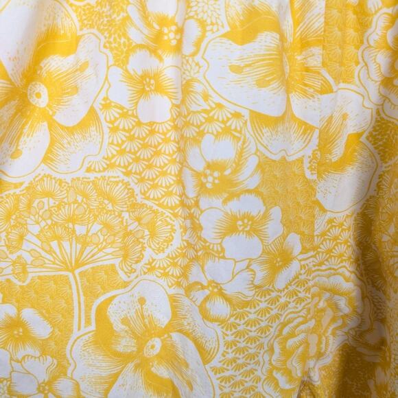 Slate & Willow Yellow Floral Wide Leg Summer Jumpsuit Size 8 - Picture 7 of 9